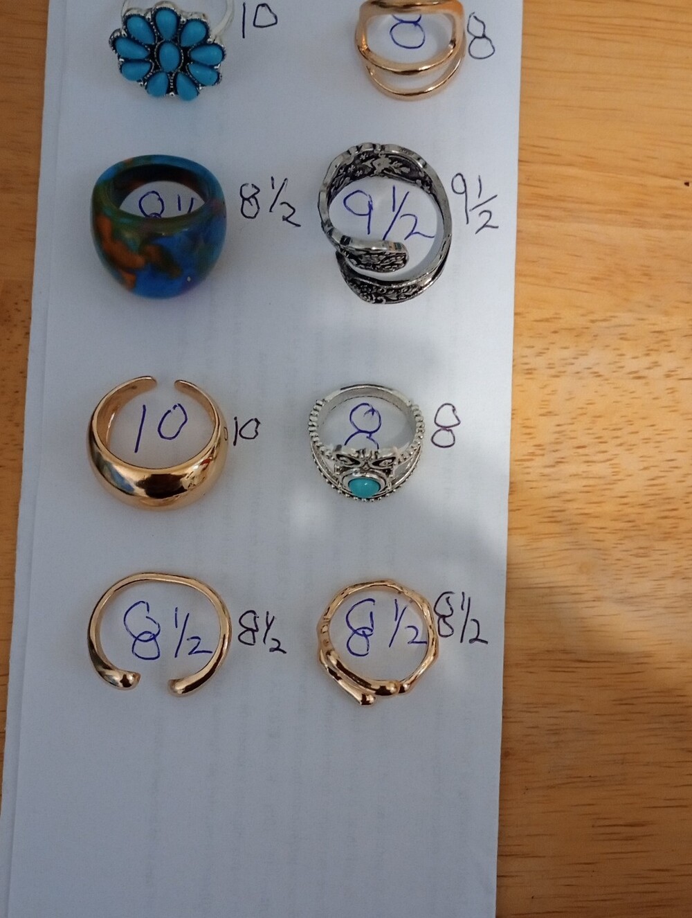 Fashion Rings In Various Sizes. New - Picture 3 of 5